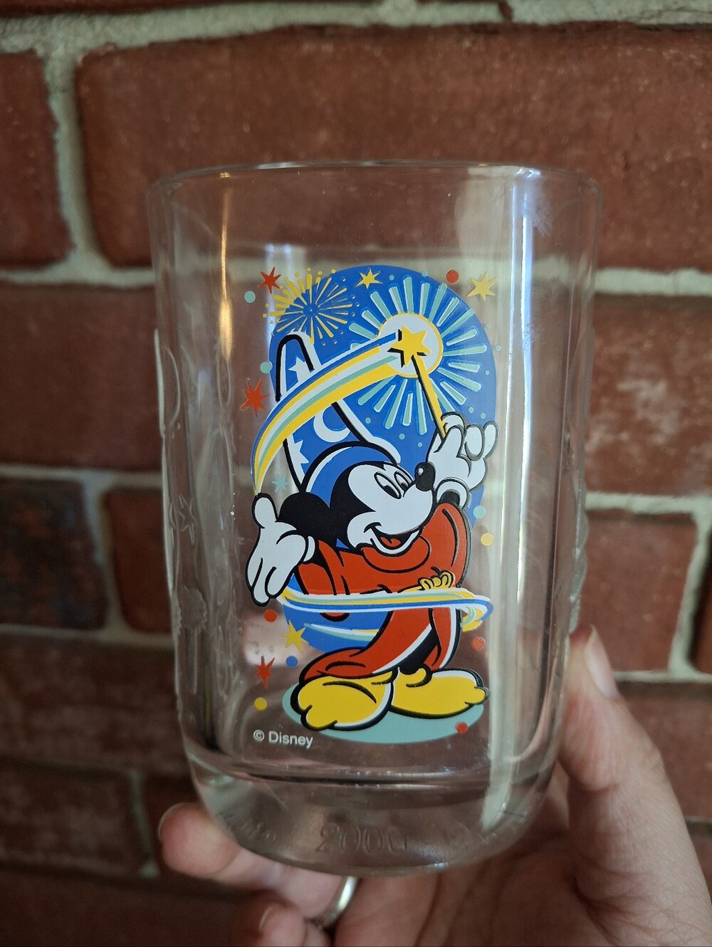 Vintage Disney Mickey Mouse glass